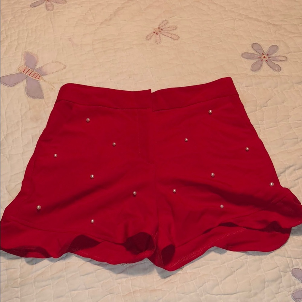 red potters pot shorts